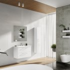Elita Meble Roma Plus Compact słupek wiszący 150 cm biały połysk 167396