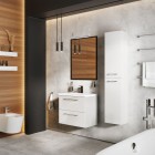 Elita Meble Roma Plus Compact słupek wiszący 150 cm biały połysk 167396