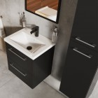 Elita Meble Roma Plus Compact słupek wiszący 150 cm czarny mat 168521