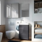 Elita Meble Young Basic Anthracite umywalka z szafką 40 cm 166042