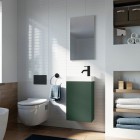 Elita Meble Young Basic umywalka z szafką 40 cm zielony mat 168993