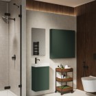 Elita Meble Young Basic umywalka z szafką 40 cm zielony mat 168993
