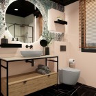 Elita Meble For All Black Matt półka 40 cm 168449