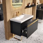 Elita Meble For All Black Matt półka 40 cm 168449