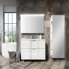 Elita Meble For All White słupek wiszący z lustrem szer. 43 cm 166463