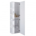Elita Meble For All White słupek wiszący z lustrem szer. 43 cm 166463