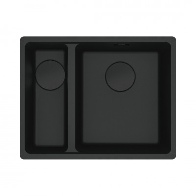 Franke Maris MRG 160-34-15SBL zlewozmywak 55,3x43,3 cm Fragranit+ czarny mat 125.0697.756