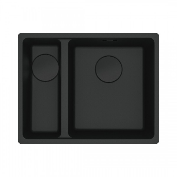 Franke Maris MRG 160-34-15SBL zlewozmywak 55,3x43,3 cm Fragranit+ czarny mat 125.0697.756
