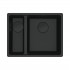 Franke Maris MRG 160-34-15SBL zlewozmywak 55,3x43,3 cm Fragranit+ czarny mat 125.0697.756