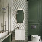 Elita Meble Street Plus zestaw łazienkowy 50 cm umywalka z szafką biały połysk 166283