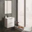 Elita Meble Street Plus zestaw łazienkowy 50 cm umywalka z szafką biały połysk 166283