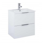 Elita Meble Street Plus zestaw łazienkowy 50 cm umywalka z szafką biały połysk 166283