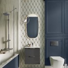 Elita Meble Street Plus zestaw łazienkowy 50 cm umywalka z szafką antracyt 166285