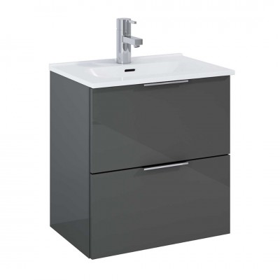 Elita Meble Street Plus zestaw łazienkowy 50 cm umywalka z szafką antracyt 166285