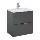 Elita Meble Street Plus zestaw łazienkowy 50 cm umywalka z szafką antracyt 166285