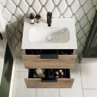 Elita Meble Street Plus zestaw łazienkowy 50 cm umywalka z szafką dąb canela 168903