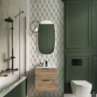 Elita Meble Street Plus zestaw łazienkowy 50 cm umywalka z szafką dąb canela 168903