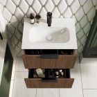 Elita Meble Street Plus zestaw łazienkowy 50 cm umywalka z szafką orzech lincoln 168901