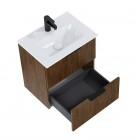 Elita Meble Street Plus zestaw łazienkowy 50 cm umywalka z szafką orzech lincoln 168901