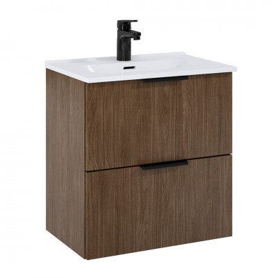 Elita Meble Street Plus zestaw łazienkowy 50 cm umywalka z szafką orzech lincoln 168901