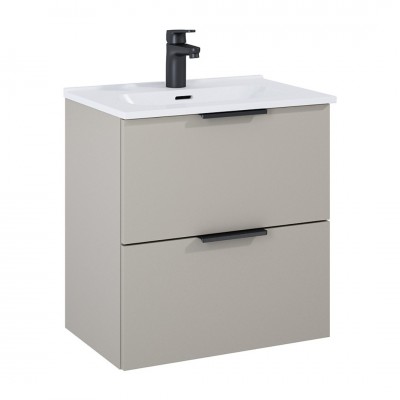 Elita Meble Street Plus zestaw łazienkowy 50 cm umywalka z szafką beżowy mat 168900