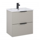 Elita Meble Street Plus zestaw łazienkowy 50 cm umywalka z szafką beżowy mat 168900