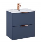 Elita Meble Street Plus zestaw łazienkowy 50 cm umywalka z szafką granatowy mat 168899