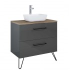 Elita Meble Futuris Anthracite szafka podumywalkowa szer. 90 cm 167220
