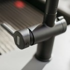 Franke Kanon KNG 110-52 zlewozmywak 56x46 cm Fragranit+ z baterią Active Twist czarny mat 125.0697.692