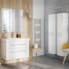 Elita Meble Barcelona słupek wiszący 150 cm biały połysk 164345