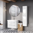 Elita Meble Barcelona słupek wiszący 150 cm biały połysk 164345