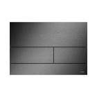 Tece Square II przycisk spłukujący do WC czarny chrom szczotkowany 9240846