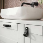 Elita Meble Uchwyt skóra czarny 168407