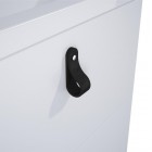 Elita Meble Uchwyt skóra czarny 168407