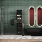 Elita Meble Look Black stelaż wiszący z półkami 168186