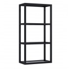 Elita Meble Look Black stelaż wiszący z półkami 168186