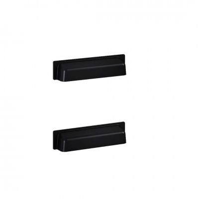 Elita Meble Inge uchwyty 11,6 cm czarny mat 2 szt. 167193