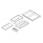 Elita Meble Organizer modułowy L35 anthracite matt 167352