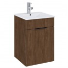 Elita Meble Qubo Plus zestaw łazienkowy 40 cm umywalka z szafką orzech lincoln 168770