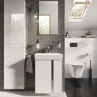 Elita Meble Skye White zestaw szafka z umywalką 50 cm 168348