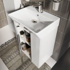 Elita Meble Skye White zestaw szafka z umywalką 60 cm 168349