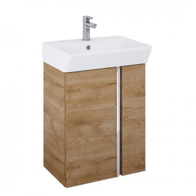 Elita Meble Skye Dąb Canela zestaw szafka z umywalką 50 cm 168350