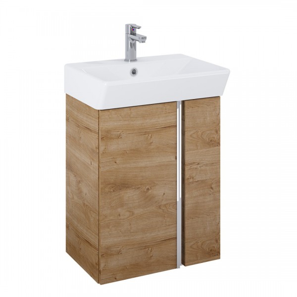 Elita Meble Skye Dąb Canela zestaw szafka z umywalką 50 cm 168350