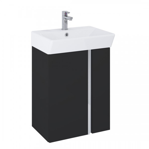 Elita Meble Skye Black Mat zestaw szafka z umywalką 50 cm 168352