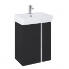 Elita Meble Skye Black Mat zestaw szafka z umywalką 50 cm 168352