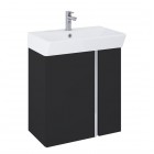 Elita Meble Skye Black Mat zestaw szafka z umywalką 60 cm 168353