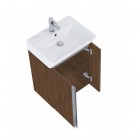 Elita Meble Skye zestaw łazienkowy 40 cm umywalka z szafką orzech lincoln 168785