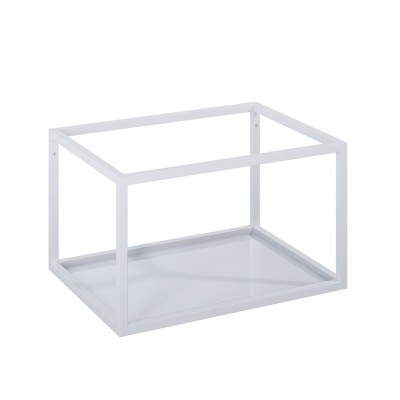 Elita Meble Look White stelaż podszafkowy z półką szklaną szer. 60 cm 168184