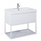 Elita Meble Look White stelaż podszafkowy z półką szklaną szer. 80 cm 168185