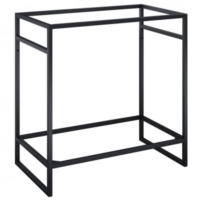 Elita Meble Indus stelaż 80 cm stojący czarny mat 168670